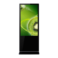 Kiosque publicitaire numérique multifonctionnel sur pied avec écran tactile LCD Android de 43 pouces, affichage numérique