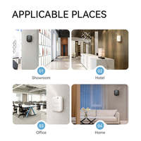 Diffuseur d'huiles essentielles portable électrique Bluetooth mural avec logo personnalisé pour le hall d'hôtel