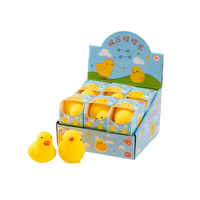 Jouet anti-stress en forme de canard jaune, en EVA, à presser, pour le bain, unisexe, à partir de 3 ans