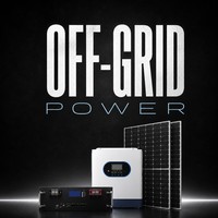 Système d'énergie solaire hors réseau, batterie LiFePO4, onduleur hybride, solution complète pour l'exploitation de sites industriels isolés