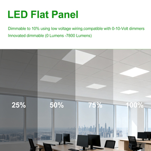 USA ca Hot Bán thả trần LED chiếu sáng 2x2 2x4 1x4ft LED Back-lit phẳng Bảng điều chỉnh ánh sáng với ETL DLC - Product Image 3