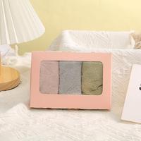Boîte de présentation rectangulaire en carton blanc de luxe, emballage personnalisé avec fenêtre, boîte cadeau pour sous-vêtements, chaussettes, YTB-18 Chine