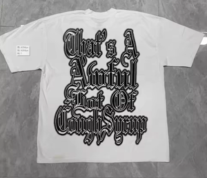 เสื้อผ้าผู้ชายเสื้อยืด Y2K สตรีทแวร์ผ้าฝ้าย100% คุณภาพสูงเสื้อยืดยาแก้ไอจำนวนมากสำหรับผู้ชาย - Product Image 3