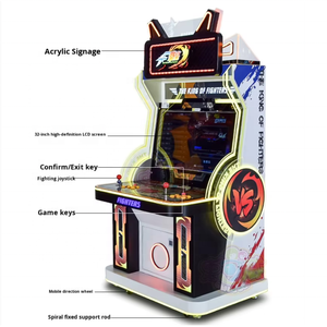 King Boxer Classic <span class=keywords><strong>Beat</strong></span> Them up Machine de jeu de combat à haute durabilité facile à entretenir Arcade Fighter Machine de jeu de combat à pièces - Product Image 3