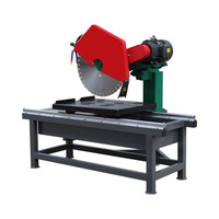 Machine de découpe de pierre de bureau Type 800 pour grandes tuiles de marbre et briques réfractaires, coupe de profil incliné à 45 degrés, garantie 3 ans