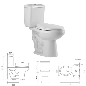 Triều Châu nhà sản xuất của thiết bị vệ sinh 300 mét cống sàn chia tuôn ra nhà vệ sinh cho khách sạn sử dụng cho Nam Mỹ & thị trường Việt - Product Image 1