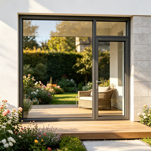 Fenêtre à battant Deioux sur mesure, couleur personnalisée, cadre en aluminium thermolaqué RAL, double vitrage trempé, insonorisée, design pour la maison - Product Image 1