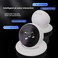 Robot vocal intelligent DiMi AI, compagnon de bureau, de voiture ou de canapé, 4G/WiFi/NFC, rotation à 360°, batterie intégrée, écran TFT, système d'exploitation Android