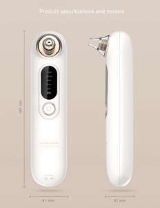 Portable USB Rechargeable LED Vacuum Blackhead Remover 4 Suction Heads Acne <b>Pore</b> Deep <b>Cleaner</b> - Product Image 6
