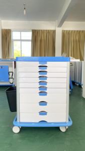 Carrello medico di arresto del carrello di trattamento della stanza di emergenza dell'abs di vendita calda In ospedale con l'iso del defibrillatore - Product Image 2