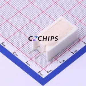 Résistance traversante CR-M5W-10ohmJ, composant traversant (THT), pas de 4,5 mm, ciment, 10 ohms, 5 %, 750 V - Product Image 2