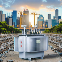 Transformateur de puissance 250 kVA 300 kVA 400 kVA triphasé 20 kV 22 kV immergé dans l'huile pour extérieur 415 V/480 V