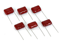 Le rouge Cbb81 102J 152J 562J 1600V a métallisé le type de produit à haute tension de condensateur de film de polypropylène