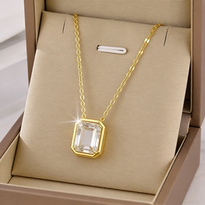 Collar de Acero Inoxidable Chapado en Oro de 18k Que No Se Deslustra, con Colgante de Cruz, Corazón y Mariposa con Circonitas, Collar de Perlas para Mujer, Regalo de Joyería - Product Image 5