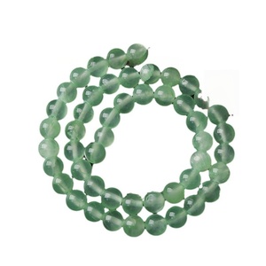 2025 Hot Selling Natural Light Green Persian Jade 6-10mm <strong>Beads</strong> <strong>Emerald</strong> Green Chalcedony Corn Topaz Bracelet Necklace Accessories - Product Image 1