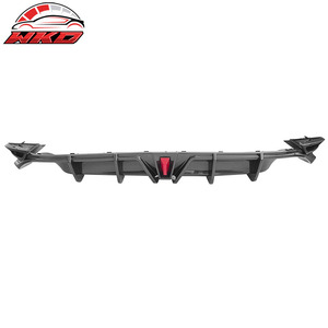 Diffuseur arrière pour Toyota Camry 2018-2024 LE XLE avec lumière LED, imprimé fibre de carbone, kit carrosserie de haute qualité - Product Image 2