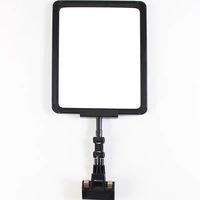 Support de signalisation rotatif A5 A6 pour prix, avec pince à double articulation, pour affichage d'étiquettes sur étagère en supermarché