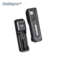 Chargeur de batterie USB à fente unique Doublepow Electric UK03 4.2V/3.7V Chargeur USB 10440 Chargeur de batterie Li-ion 3.7V