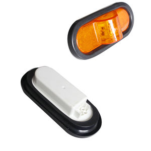 Feux arrière de remorque ovales blancs à LED de 6 pouces Alanber 18LED avec œillets de montage, fiches IP67 étanches, feux de recul/arrière pour remorque - Product Image 3