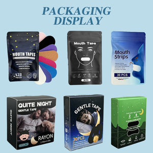 Anti Ronco Boca Tape Algodão Bambu Silk Material Hypoallergenic Sleeping Boca Fita Personalizável Fragrância e Logotipo - Product Image 2