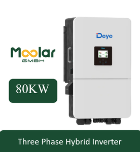 อินเวอร์เตอร์ไฮบริดสามเฟส Deye 80KW ตัวแปลงไฟพลังงานแสงอาทิตย์แบบ DC เป็น AC ระดับอุตสาหกรรม - Product Image 3