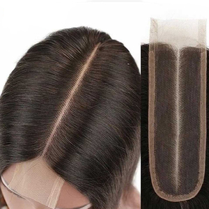 Tóc Kẹp Trước Xuất Xứ Brazil Đã Và Chưa Qua Xử Lý Tỷ Lệ Trung Bình Tóc Thật Kẹp Thẳng Trước Phần Giữa Bằng Ren Kim K 2*6 - Product Image 6