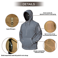 KBL-SHJ-PO Veste à capuche pour homme de haute qualité, grande taille, sur mesure, style streetwear fitness, avec demi-fermeture éclair, vente en gros
