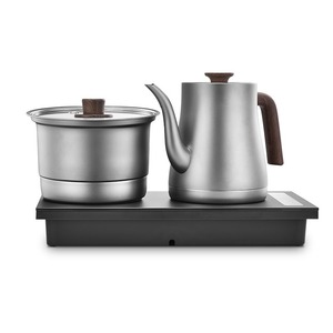 Juego de tetera automática de la dinastía Tang, 368x198x236mm, tetera eléctrica a prueba de óxido con pico largo para preparar té - Product Image 1