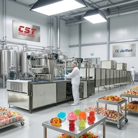Machine intelligente de fabrication de bonbons gélifiés : Ligne de moulage Mogul pour amidon