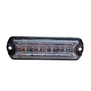 Lumière de moto de voiture d'urgence 12v rouge bleu vert ambre led grille stroboscopique avertissement clignotant