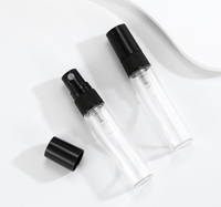 Grosir 2ml 3ml 5ml 10ml kecil kosong semprot isi ulang parfum Tester perjalanan ramping kaca sampel botol parfum