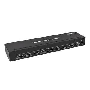 Factory Price 1x8 HDMI Splitter 1 In 8 Out HDMI 3.4Gbps Video Audio HDMI Splitter