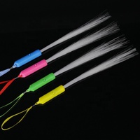 Baguette lumineuse en fibre lumineuse à LED Baguette optique clignotante pour cadeaux de fête