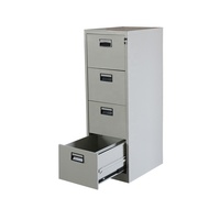 Luoyang Fournisseur Armoire à 4 tiroirs Bureau en acier Armoire à tiroirs de classement A4 à 4 niveaux Casier vertical en acier métallique