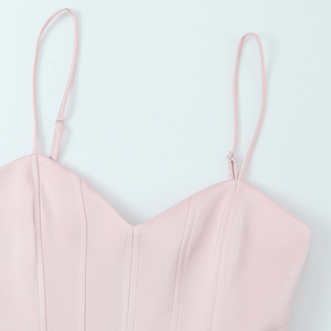 SHENZHU - Blusas de <span class=keywords><strong>Tirantes</strong></span> para <span class=keywords><strong>Mujer</strong></span>, Estilo Corsé, Satinadas, Cortas, Vintage, Sexys, con Espalda Descubierta, Chic, Verano 2026 - Product Image 6