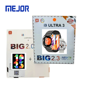 Hot Bán Smartwatch 2in1 Hộp Cộng Vớ<span class=keywords><strong>i</strong></span> Tai Nghe I9 Không Dây Đồng Hồ Quà Tặng Set 2-Trong-1 Thông Minh Đồng Hồ Tai Nghe - Product Image 3