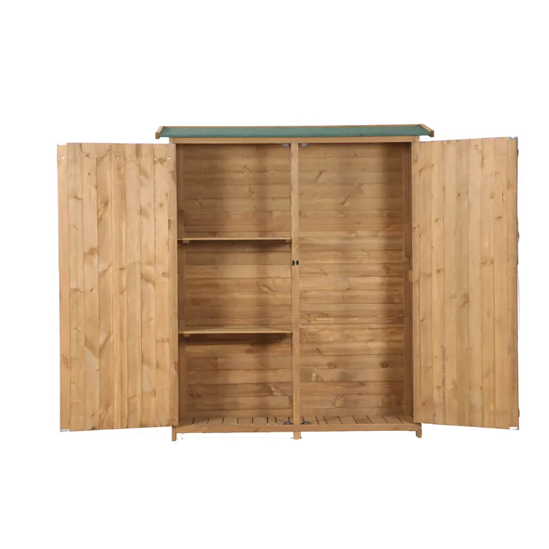 Garden Wooden Shed Storage Wooden Log Store Outdoor Garden Wood Cabinet Storage House