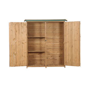 Garden Wooden Storage Shed Wooden Log Store Outdoor Garden Wood Cabinet Storage House