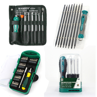 Offre Spéciale : Kit d'outils manuels personnalisable OEM, jeu de 9 embouts de tournevis de précision Phillips de qualité industrielle avec finition chromée