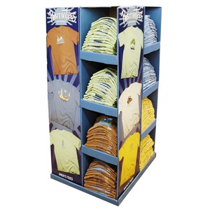 Customizable Foldable Eco-Friendly Cardboard Pallet Display Stand 1/4 1/2 Full Supermarket Paper Stack Display - Product Image 4