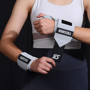Logo kustom Angkat Berat Gym bungkusan pergelangan tangan latihan kebugaran elastis pelindung pergelangan tangan angkat beban - Product Image 4