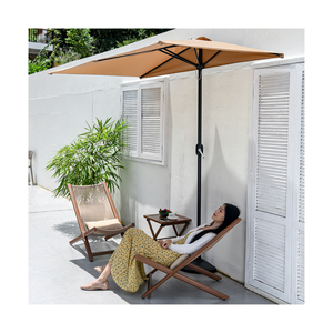 Чехол для патио, солнцезащитный козырек, боковой зонт и основание, уличный садовый полузонт, мебель - Product Image 3