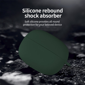 Nueva funda protectora mate de silicona suave para auriculares para <span class=keywords><strong>Xiaomi</strong></span> <span class=keywords><strong>Redmi</strong></span> Buds 6 Pro, funda antiarañazos y antipolvo con gancho - Product Image 5