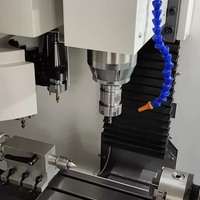 Centre d'usinage vertical compact VMC210, haute rigidité, haute vitesse, machine de fraisage CNC automatique pour métaux non ferreux