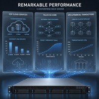 Serveur en rack 1U Lenovo ThinkSystem SR630 V4 avec double processeur Intel Xeon 6, 8 To DDR5 8000 MHz MRDIMM, 16x E3.S NVMe 5G, pour le calcul en nuage