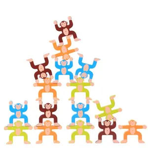 Детский Деревянный конструктор «обезьяна баланс»