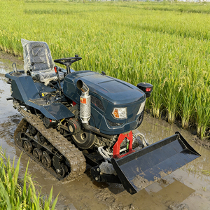 Mini-rupsbandtractor voor landbouw, dubbel doel: ploegen en bemesten, slootgraven, rotorkopeggen, cultivator - Product Image 3