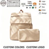 Sac à dos à langer de luxe YCW en nylon, grande capacité, avec port USB, pour voyage, maternité, et matelas à langer antivol – Vente en gros