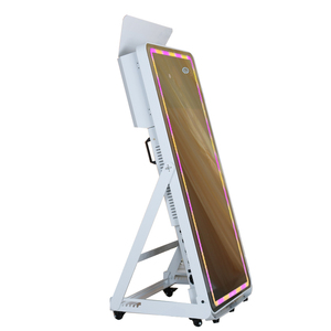 Wedding Large Screen Adjustable Foldable <strong>Selfie</strong> Miroir Full Set Magic Mirror Photo Booth Machine Led <strong>Frame</strong> With Printer - Product Image 5