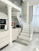 VIKO 2023 Boîte d'intérieur moderne en marbre pour maison Escalier suspendu Escalier rotatif Escaliers flottants